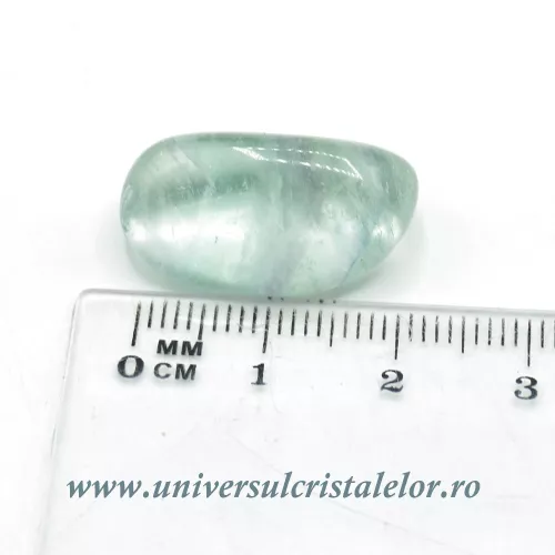 Fluorina verde piatra rulata Fluorina verde piatra rulata