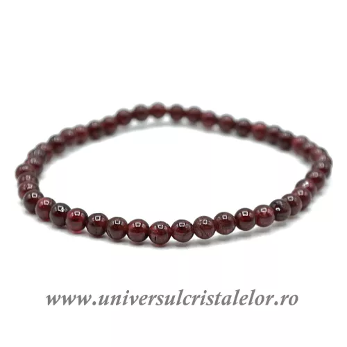 Bratara granat rotund - 4 mm