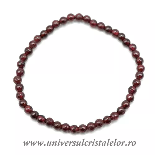 Bratara granat rotund - 4 mm