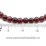 Bratara granat rotund - 4 mm
