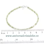 Bratara granat verde rotund fatetat - 2,7mm Bratara granat verde rotund fatetat - 2,7mm