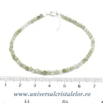 Bratara granat verde rotund fatetat -3 mm Bratara granat verde rotund fatetat -3 mm