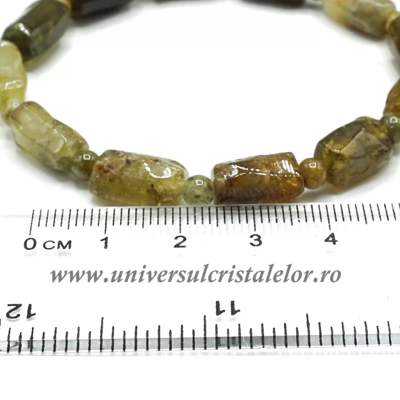 Bratara granat verde Bratara granat verde