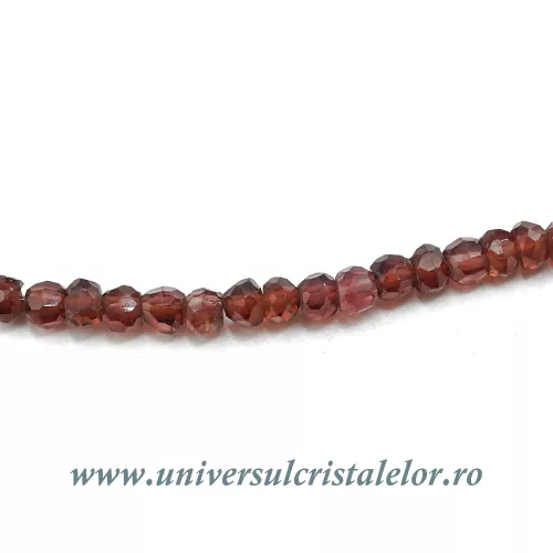Colier granat fatetat Colier granat fatetat