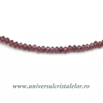 Colier granat rotund fatetat - 2,2mm Colier granat rotund fatetat - 2,2mm