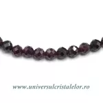 Colier granat rotund fatetat - 4,3mm Colier granat rotund fatetat - 4,3mm
