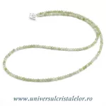 Colier granat verde rotund fatetat - 2,7 mm Colier granat verde rotund fatetat - 2,7 mm