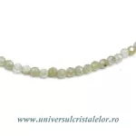 Colier granat verde rotund fatetat - 3 mm Colier granat verde rotund fatetat - 3 mm