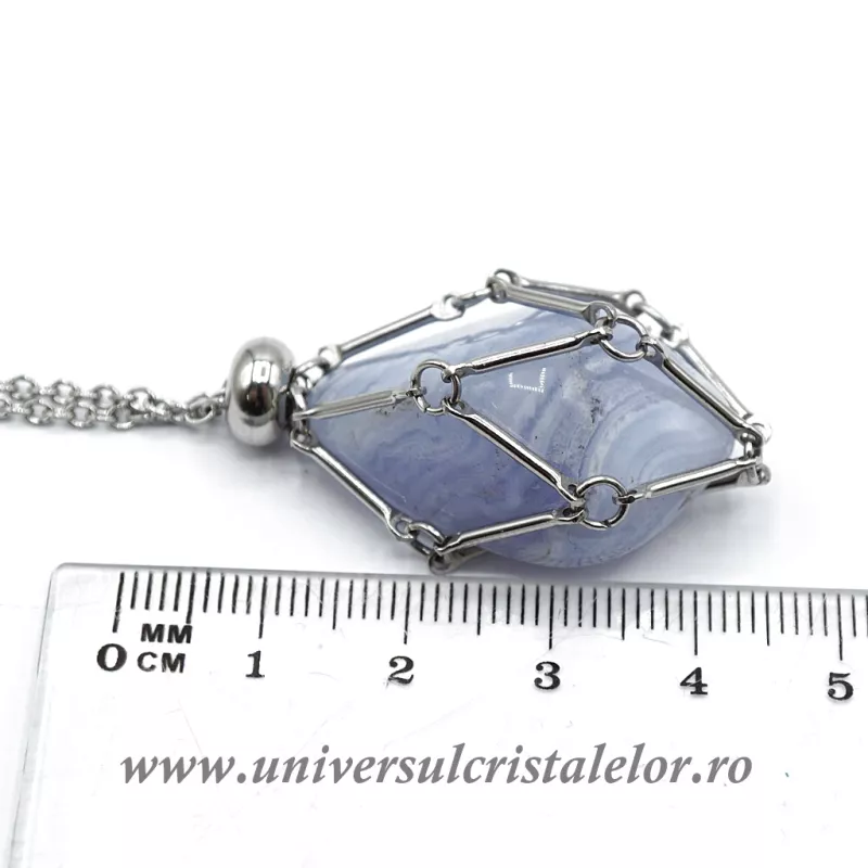 Colier suport piatra inox m1