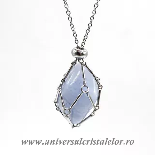 Colier suport piatra inox m1