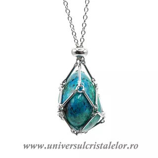 Colier suport piatra inox m2