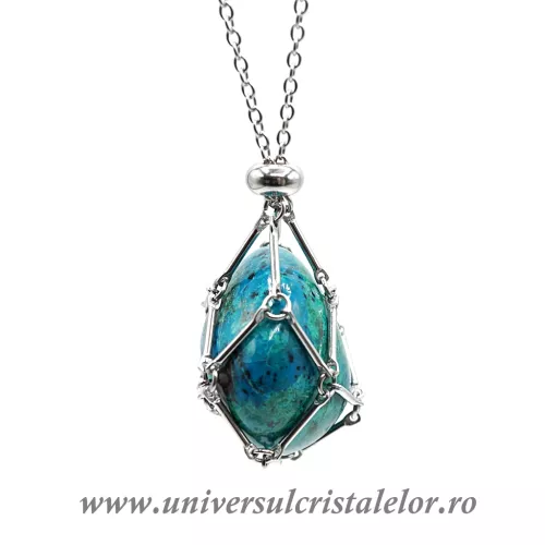 Colier suport piatra inox m2