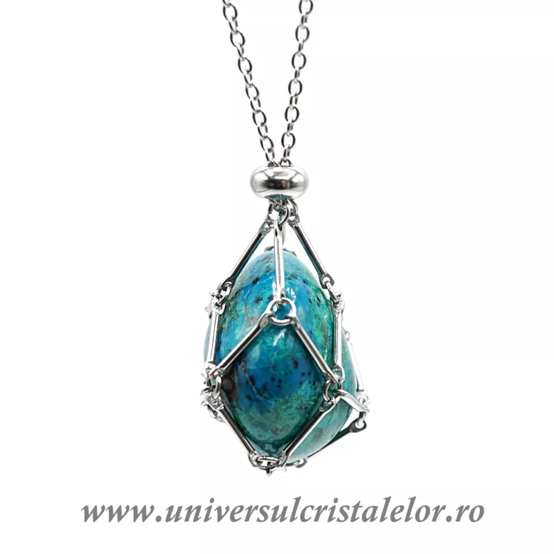 Colier suport piatra inox m2