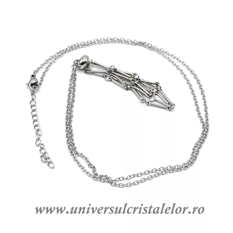 Colier suport piatra inox m2