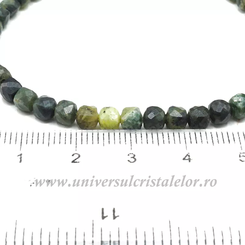 Bratara jad ( nefrit ) cub fatetat 4.5 mm Bratara jad ( nefrit ) cub fatetat 4.5 mm