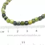 Colier jad ( nefrit ) cub fatetat - 4.5 mm Colier jad ( nefrit ) cub fatetat - 4.5 mm