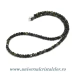 Colier jad ( nefrit ) cub fatetat - 4.5 mm Colier jad ( nefrit ) cub fatetat - 4.5 mm