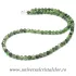 Colier jad ( nefrit ) rotund fatetat - 5 mm