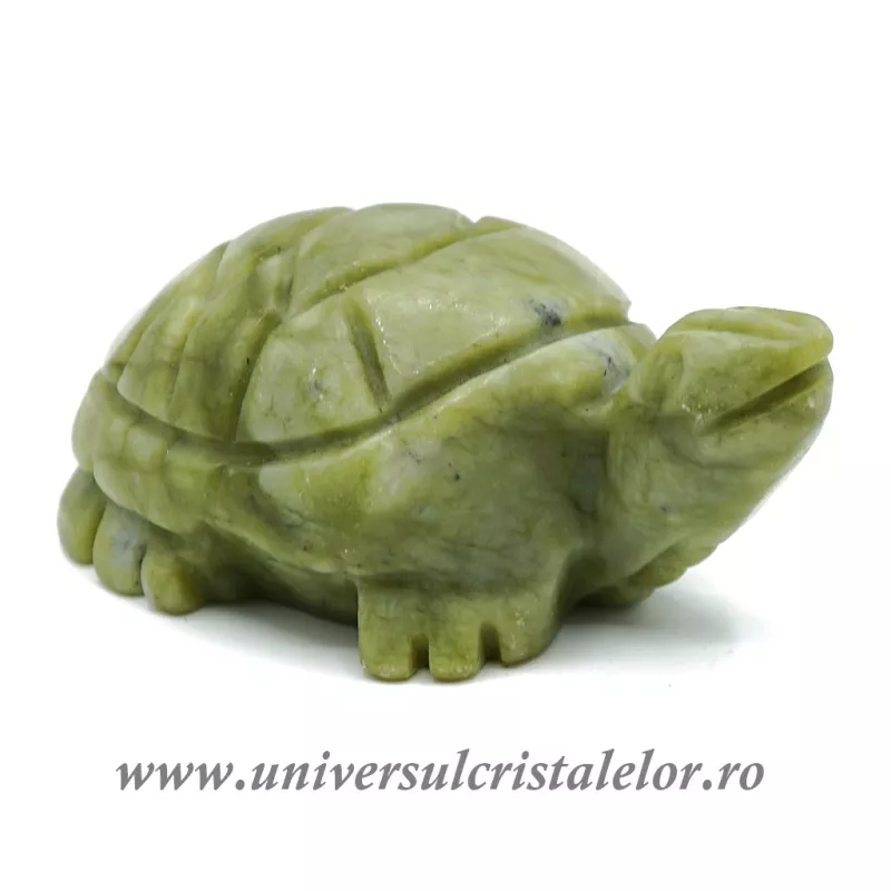 Figurina jad ( nefrit ) broasca testoasa unicat m1