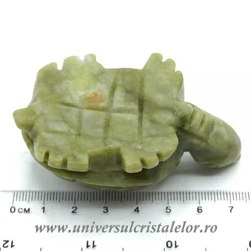 Figurina jad ( nefrit ) broasca testoasa unicat m01