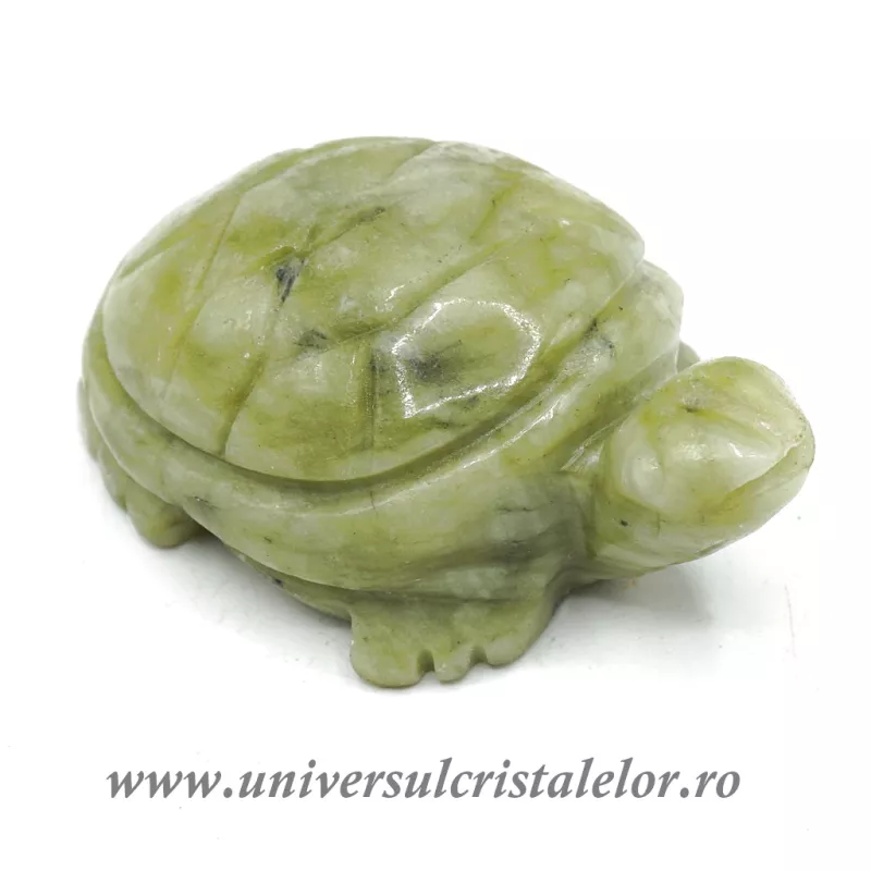 Figurina jad ( nefrit ) broasca testoasa unicat m1