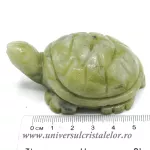 Figurina jad ( nefrit ) broasca testoasa unicat m1