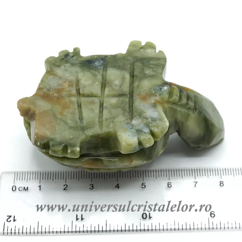 Figurina jad ( nefrit ) broasca testoasa unicat m1