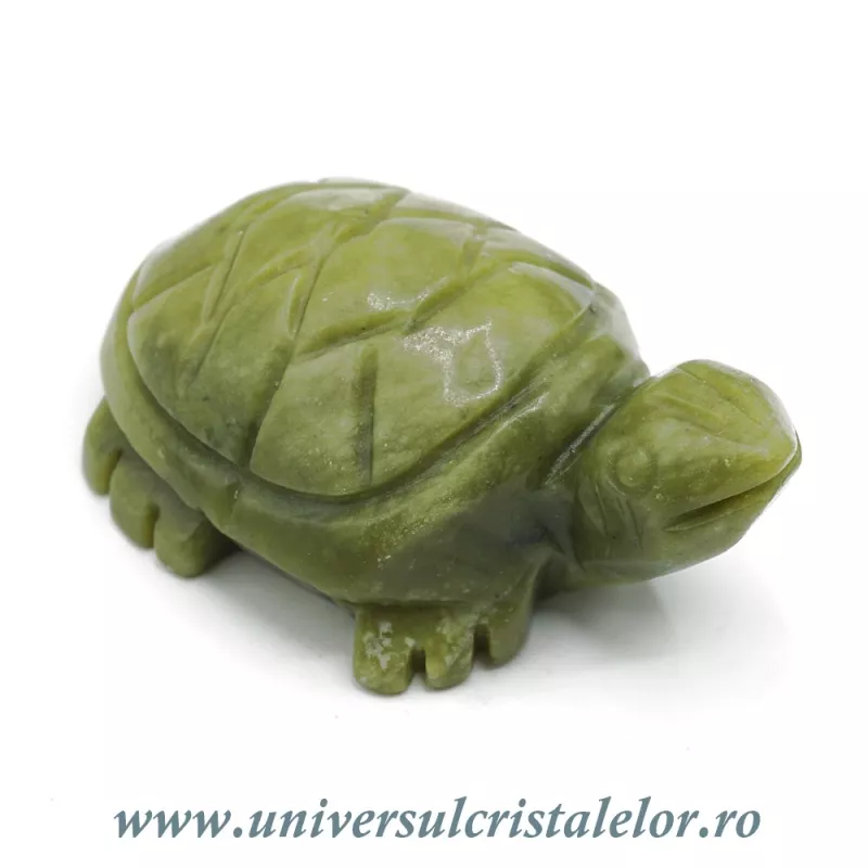 Figurina jad ( nefrit ) broasca testoasa unicat m1 Figurina jad ( nefrit ) broasca testoasa unicat m1