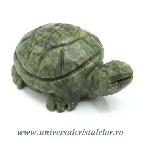 Figurina jad ( nefrit ) broasca testoasa unicat m03 Figurina jad ( nefrit ) broasca testoasa unicat m03