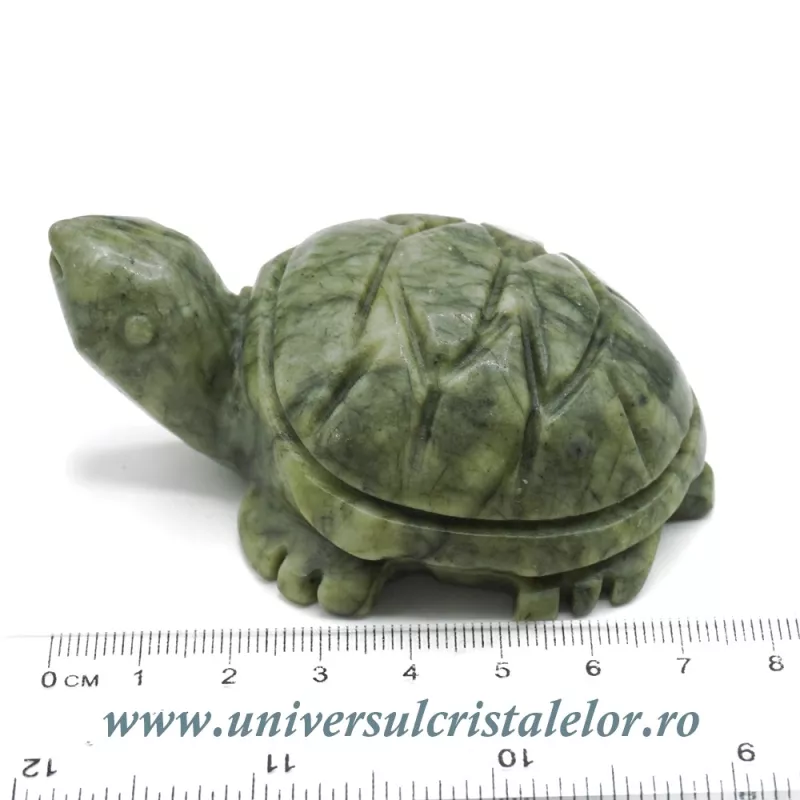 Figurina jad ( nefrit ) broasca testoasa unicat m03 Figurina jad ( nefrit ) broasca testoasa unicat m03