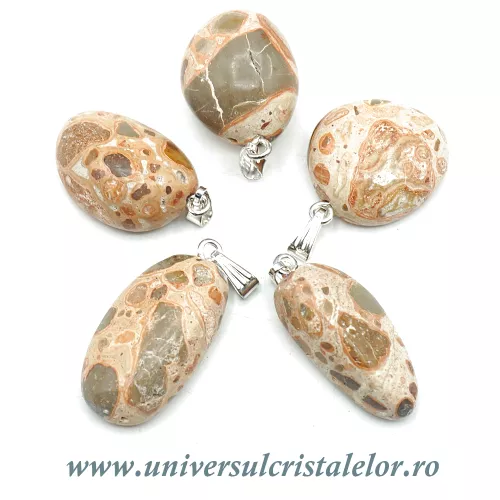 Pandantiv jasp leopard  Pandantiv jasp leopard