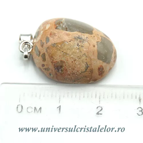 Pandantiv jasp leopard  Pandantiv jasp leopard