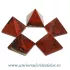 Piramida jasp rosu -4cm