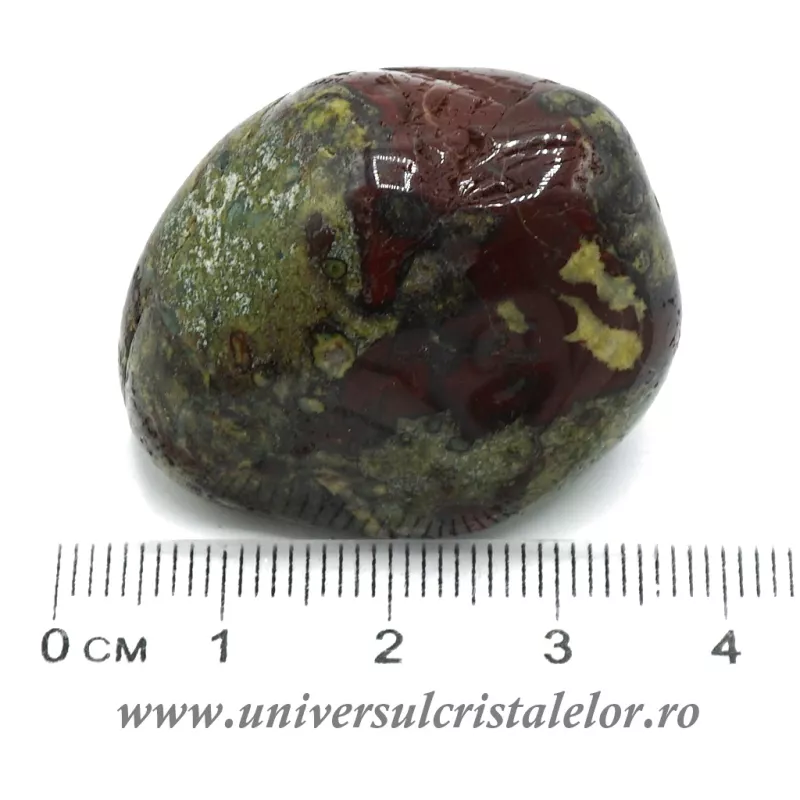 Jasp sangele dragonului piatra rulata