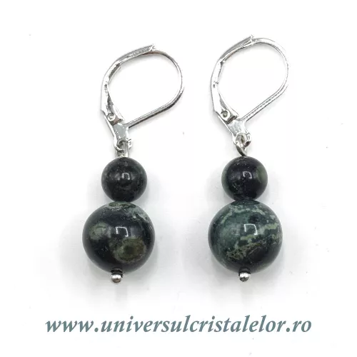 Cercei jasp kambaba rotund-10mm m03 Cercei jasp kambaba rotund-10mm m03