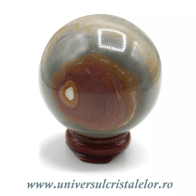 Sfera jasp policrom Sfera jasp policrom