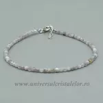 Bratara kunzit rotund fatetat 2,7 mm