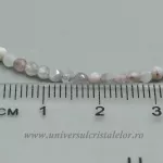 Bratara kunzit rotund fatetat 2,7 mm