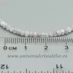 Bratara kunzit rotund fatetat 3 mm