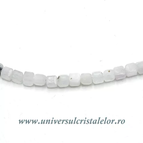 Colier kunzit cub fatetat -3,2 mm Colier kunzit cub fatetat -3,2 mm