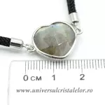 Bratara labradorit inima reglabila