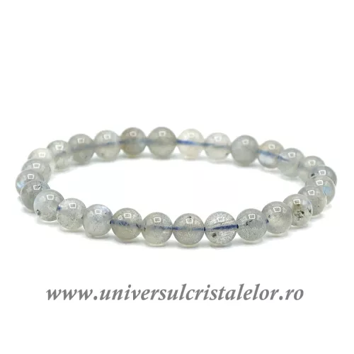 Bratara labradorit rotund - 6mm
