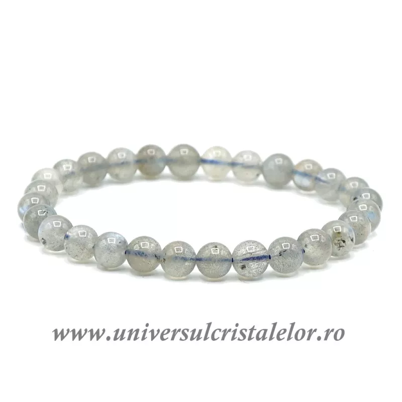 Bratara labradorit rotund - 6mm
