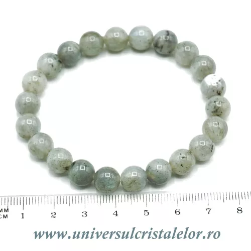 Bratara labradorit rotund - 8 mm Bratara labradorit rotund - 8 mm