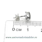Cercei labradorit oval fatetat - 6/7,5mm Cercei labradorit oval fatetat - 6/7,5mm