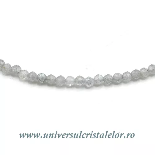 Colier labradorit rotund fatetat - 2.6 mm Colier labradorit rotund fatetat - 2.6 mm