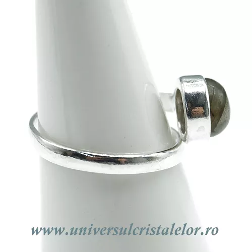 Inel labradorit rotund Inel labradorit rotund