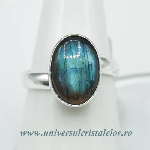 Inel labradorit oval reglabil m2 Inel labradorit oval reglabil m2