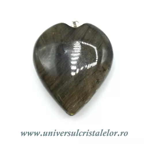 Pandantiv labradorit inima unicat u2 Pandantiv labradorit inima unicat u2