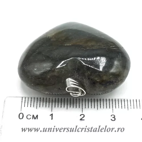 Pandantiv labradorit inima unicat m4 Pandantiv labradorit inima unicat m4